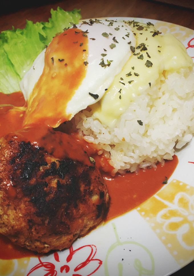 簡単 カフェ風♪ロコモコ丼-レシピのメイン写真