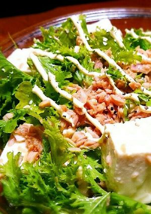 豆腐とツナの和サラダ-レシピのメイン写真