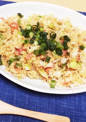 簡単☆ベーコンレタス炒飯-レシピのメイン写真