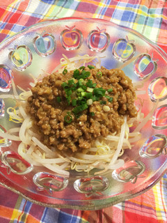 もやしのカレー肉みそのっけ-レシピのメイン写真