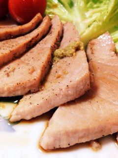 簡単♡マグロステーキ*わさび醤油ソース-レシピのメイン写真