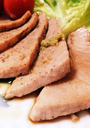 簡単♡マグロステーキ＊わさび醤油ソース-レシピのメイン写真