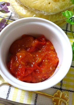 5分でできる！レンジで絶品トマトジャム-レシピのメイン写真