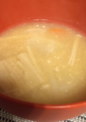大根と人参とえのきの味噌汁-レシピのメイン写真