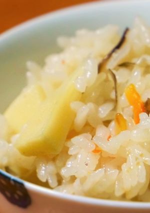 鶏味塩 de たけのこごはん-レシピのメイン写真