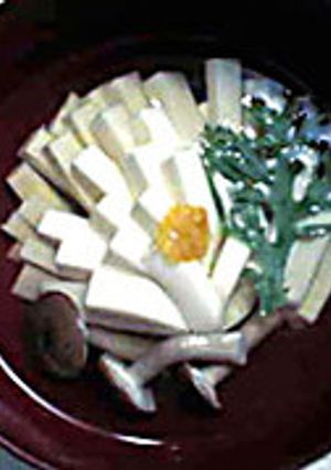 菊花豆腐のお吸い物-レシピのメイン写真