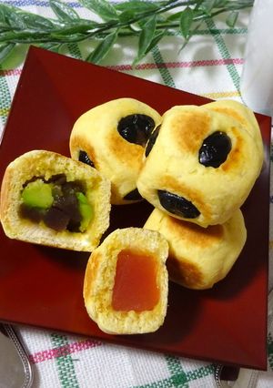 ホットケーキミックス＆羊羹で簡単六方焼-レシピのメイン写真