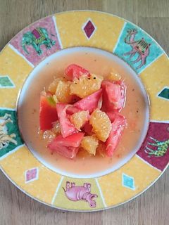 完熟トマトと夏みかんのサラダ-レシピのメイン写真