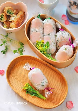 お花見弁当に!キャンデー包みさくら寿司-レシピのメイン写真