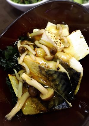 低糖おかず☆鯖と焼き豆腐のきのこあんかけ-レシピのメイン写真