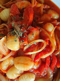 簡単トマト缶でニョッキランチ-レシピのメイン写真