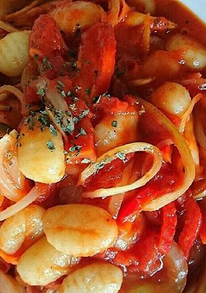 簡単トマト缶でニョッキランチ-レシピのメイン写真
