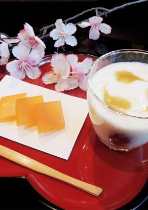甘酒ヨーグルト と ドライあんずの寒天飴-レシピのメイン写真
