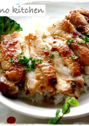 簡単!鶏もも肉のにんにくバター醤油焼き-レシピのメイン写真