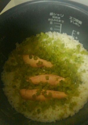 たらこの炊き込みご飯-レシピのメイン写真