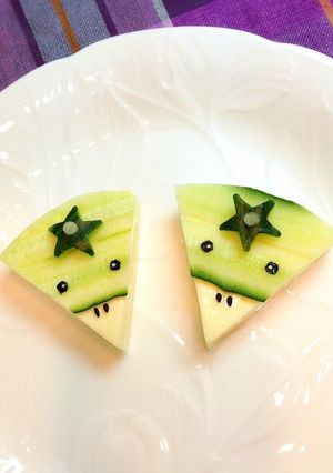 キュウリ大好きカッパさんチーズ-レシピのメイン写真