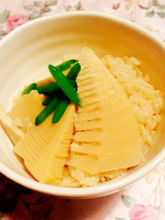 春だから今が旬のタケノコおこわ・簡単調理-レシピのメイン写真