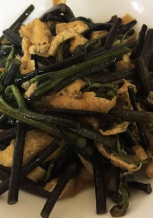 わらびと薄揚げの炒め煮-レシピのメイン写真