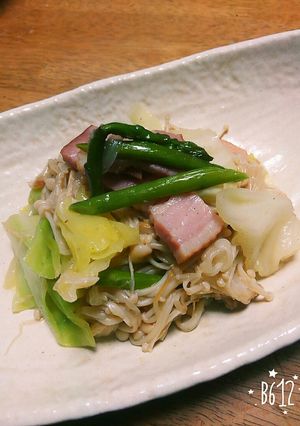 簡単 エノキとベーコンの野菜炒め-レシピのメイン写真