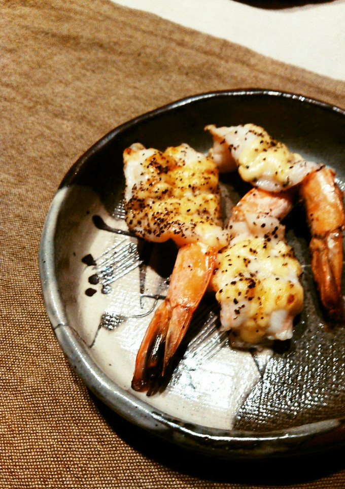 簡単!!海老のﾏﾖ&ﾍﾟｯﾊﾟｰ焼き-レシピのメイン写真