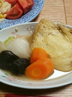 豆腐ときのこで巾着の煮物☆-レシピのメイン写真