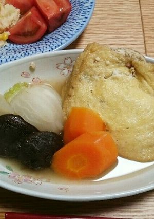 豆腐ときのこで巾着の煮物☆-レシピのメイン写真