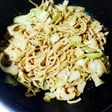 春キャベツのなんちゃってたらこパスタ