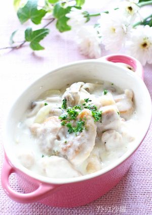 簡単美味♪贅沢きのこ✿チキンフリカッセ✿-レシピのメイン写真