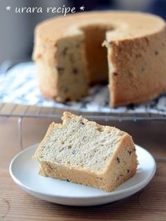 あずきときな粉のシフォンケーキ-レシピのメイン写真