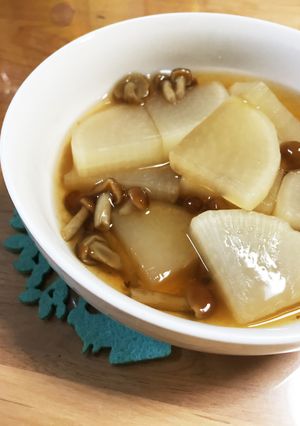 なめこと大根の煮物-レシピのメイン写真
