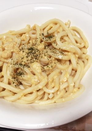 カルボナーラもどき簡単節約うどん-レシピのメイン写真