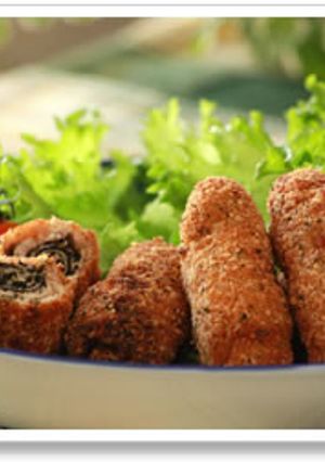 ごまドレッシングカツロール　-レシピのメイン写真