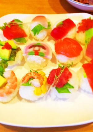 雛祭りのてまり寿司-レシピのメイン写真