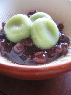 簡単♦抹茶白玉-レシピのメイン写真