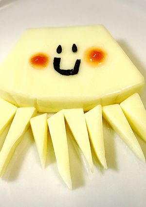 6Pチーズでくらげさん-レシピのメイン写真