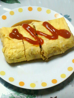 カップ焼きそばde玉子焼き風オムそば-レシピのメイン写真