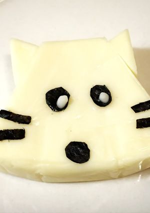 6Pチーズできつねさん-レシピのメイン写真