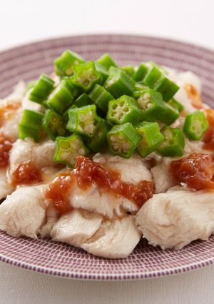 鶏ささみの冷製梅風味-レシピのメイン写真
