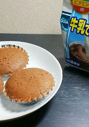 ホケミで簡単❗ ♥ココアマドレーヌ♥-レシピのメイン写真