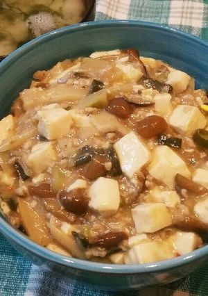 とろとろ★和風なめこ麻婆丼-レシピのメイン写真