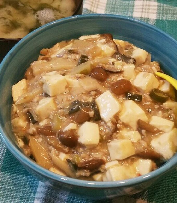 とろとろ★和風なめこ麻婆丼-レシピのメイン写真