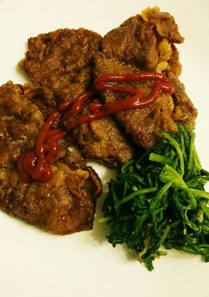 10分で作れる牛肉の薄焼き凄く美味しいの-レシピのメイン写真