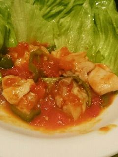 トマト煮風鶏もも炒め-レシピのメイン写真