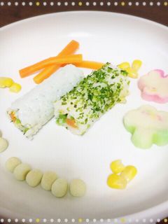 節分 恵方巻き ☆離乳食 巻き寿司-レシピのメイン写真