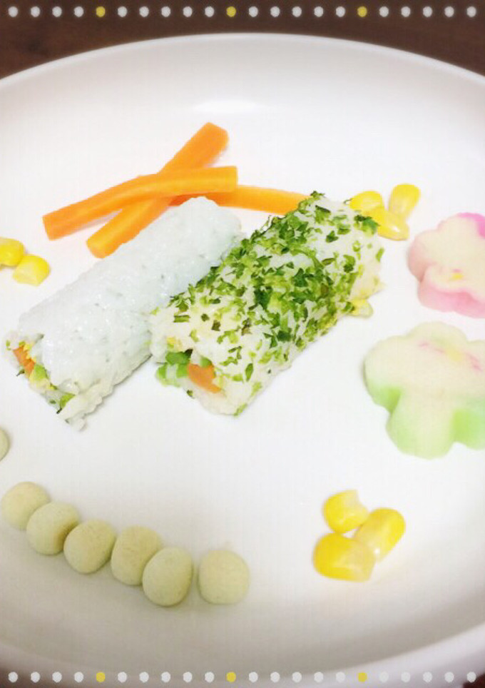 節分 恵方巻き ☆離乳食 巻き寿司-レシピのメイン写真