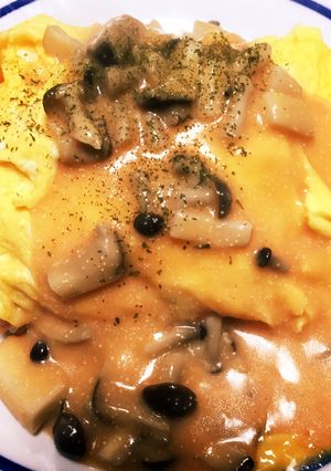 オムライスたまにはたらこソースで-レシピのメイン写真