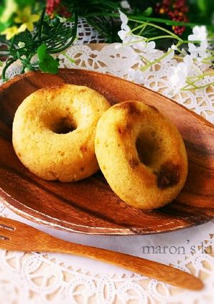 白玉粉でもっちり♡黒糖焼きドーナツ-レシピのメイン写真
