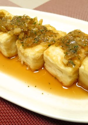 【簡単】香味ダレで揚げ出し豆腐♪-レシピのメイン写真