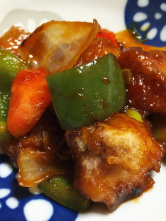 鶏の甘酢あんかけ(酢豚風)-レシピのメイン写真
