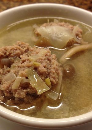 簡単☆ジューシー豚挽肉団子スープ-レシピのメイン写真